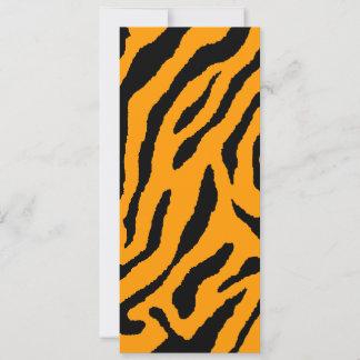 Carte Corey Tiger Rayures Tigre 80s (Orange)