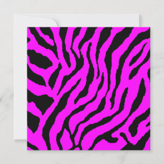 Carte Corey Tiger Rayures Tigre 80s (Rose)