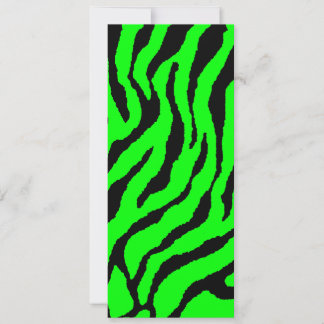 Carte Corey Tiger Rayures Tigre 80s (Vert)