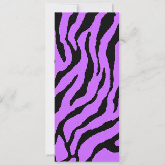 Carte Corey Tiger Rayures Tigre 80s (Violet)