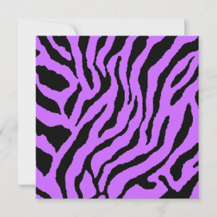Carte Corey Tiger Rayures Tigre 80s (Violet)