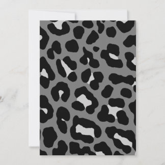 Carte Corey Tiger Taches de Léopard 80s (Gris)