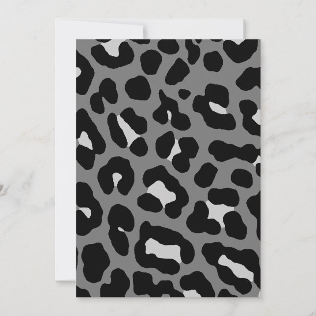 Carte Corey Tiger Taches de Léopard 80s (Gris) (Devant)