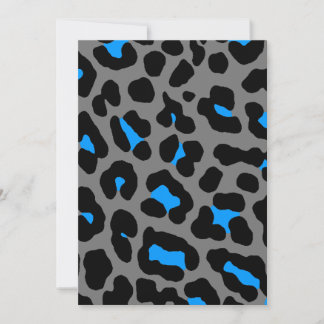 Carte Corey Tiger Taches de Léopard 80s (Gris)