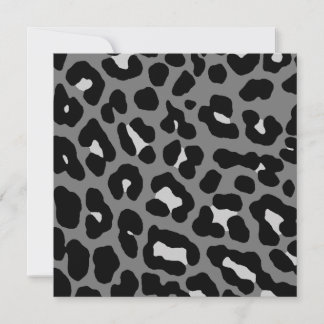 Carte Corey Tiger Taches de Léopard 80s (Gris)