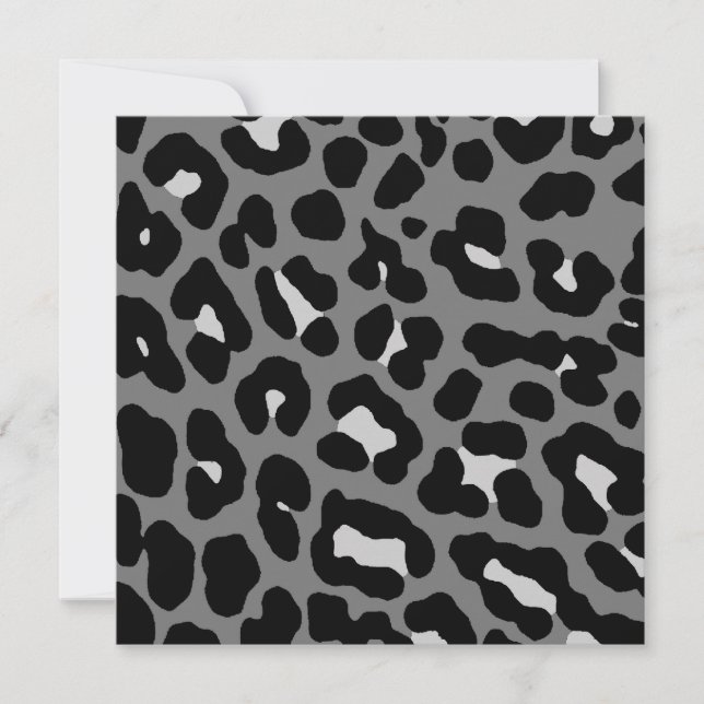 Carte Corey Tiger Taches de Léopard 80s (Gris) (Devant)
