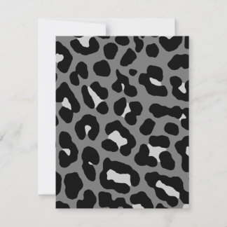 Carte Corey Tiger Taches de Léopard 80s (Gris)