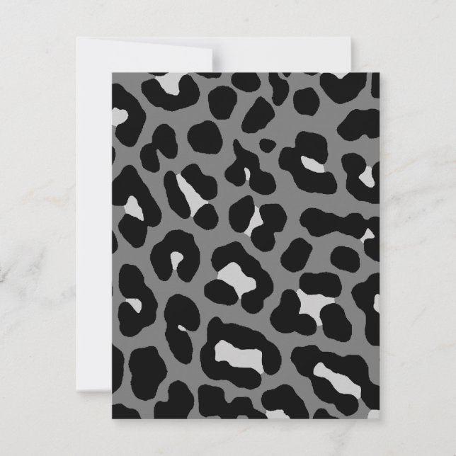 Carte Corey Tiger Taches de Léopard 80s (Gris) (Devant)