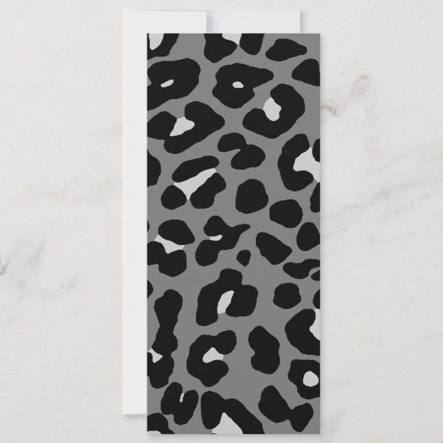 Carte Corey Tiger Taches de Léopard 80s (Gris) (Devant)