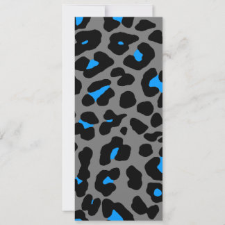 Carte Corey Tiger Taches de Léopard 80s (Gris)
