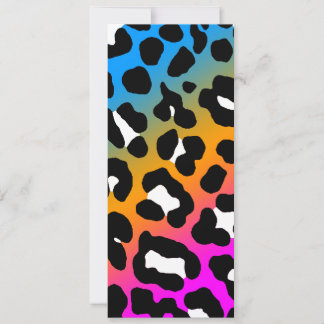 Carte Corey Tiger Taches de Léopard 80s (Multicolore)