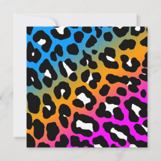 Carte Corey Tiger Taches de Léopard 80s (Multicolore)
