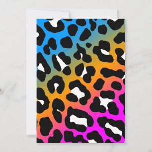 Carte Corey Tiger Taches de Léopard 80s (Multicolore)