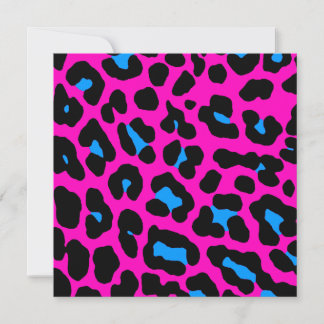 Carte Corey Tiger Taches de Léopard 80s (Rose)