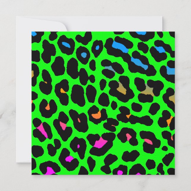 Carte Corey Tiger Taches de Léopard 80s (Vert) (Devant)