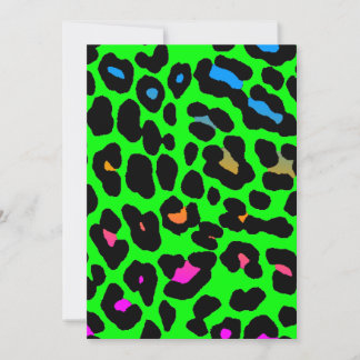 Carte Corey Tiger Taches de Léopard 80s (Vert)