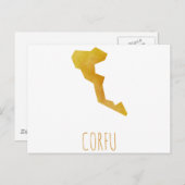 Carte Corfou (Devant / Derrière)