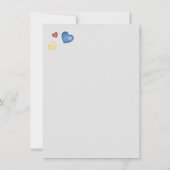 Carte Corgi aux lunettes de soleil. Les amateurs de corg (Dos)