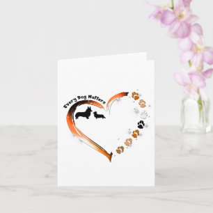 Carte Corgi Chaque Chien Compte Les Paws Coeur Chien