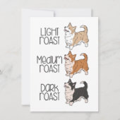 Carte Corgi Chien et Café (Devant)