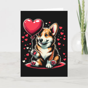 Carte Corgi Chien Saint-Valentin Propriétaire de Chien V