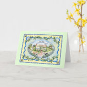 Carte Corgi Cottage (Fleur jaune)