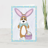 Carte Corgi de Pâques (Devant)