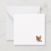 Carte Corgi Love Note (Dos)