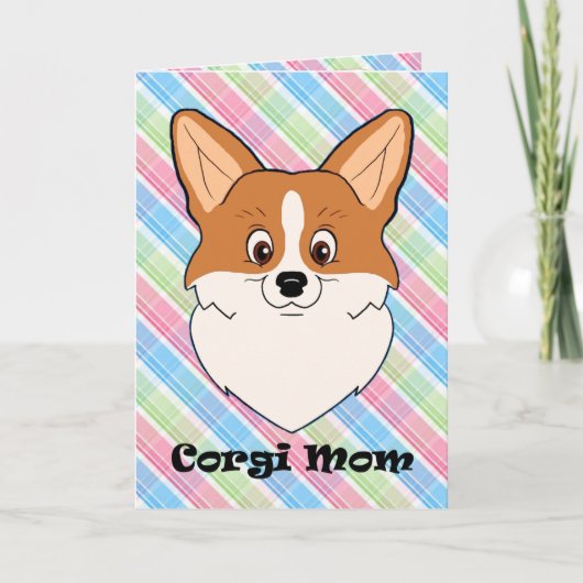 Carte Corgi Maman (Devant)