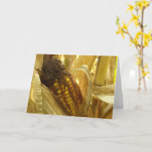 Carte Corn close up greetingcard (Fleur jaune)