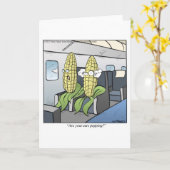 Carte Corn Popping (Fleur jaune)