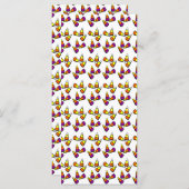 Carte Corne de bonbons d'Halloween (Devant / Derrière)