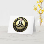 Carte Corne triple d'Odin (Fleur jaune)