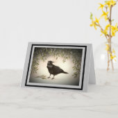 Carte corneille (Fleur jaune)