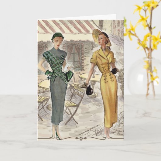 Carte Corner Cafe (Fleur jaune)