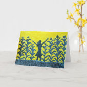 Carte Cornfield Reverie (Fleur jaune)