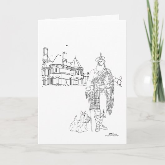 Carte Cornhill Castle Scotland (Devant)