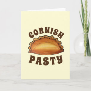 Carte Cornish Pasty UK British Meat Pie Savoureuse