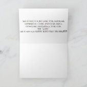 Carte ***CORNY*** wishes FOR ****SISTER'S BIRTHDAY**** (Intérieur)