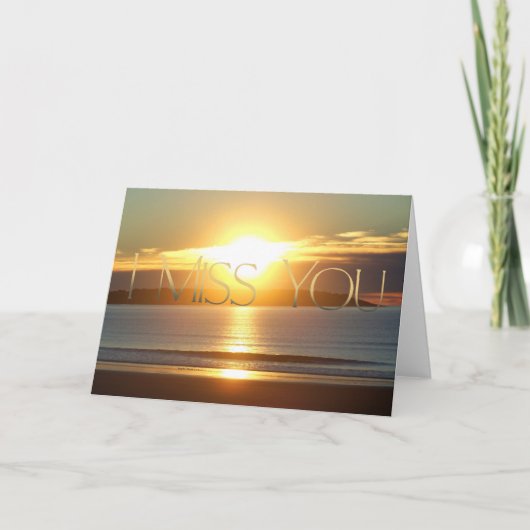 Carte Corona - Je Vous Manque (Devant)