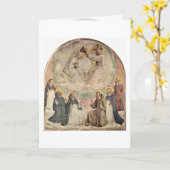Carte Coronation De La Vierge Par Fra Angelico (Fleur jaune)