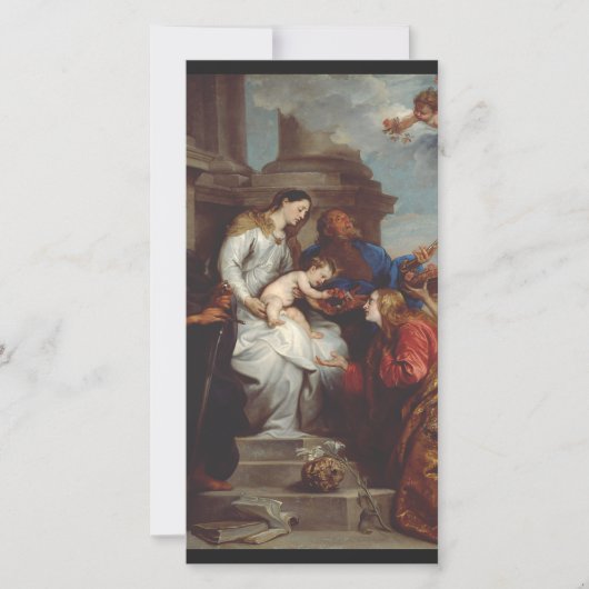 Carte Coronation de Saint Rosalia par Anthony van Dyck (Devant)