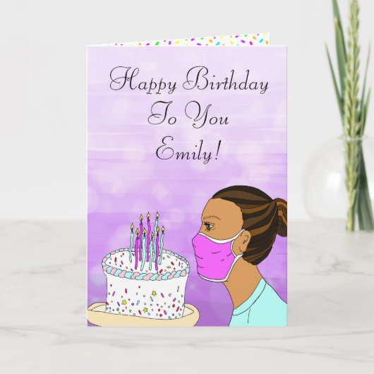 Carte Coronavirus Birthday (Devant)