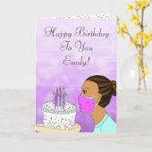 Carte Coronavirus Birthday (Fleur jaune)