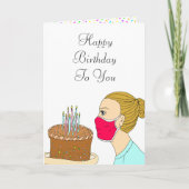 Carte Coronavirus Birthday (Devant)