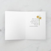 Carte Coronavirus COVID Thinking of You Daisies Flowers (Intérieur)