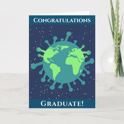 Carte Coronavirus Graduation Class of 2021 Graduate (Devant)