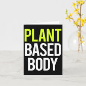 Carte Corps à base de plante Vegan Gym Bodybuilding Entr (Fleur jaune)