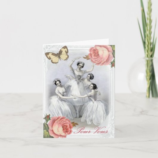 Carte Corps de ballet (Devant)