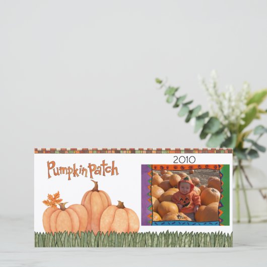 Carte Correctif citrouille (Debout devant)